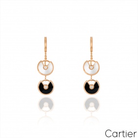 Cartier Rose Gold Amulette De Cartier XS Earrings B8301251